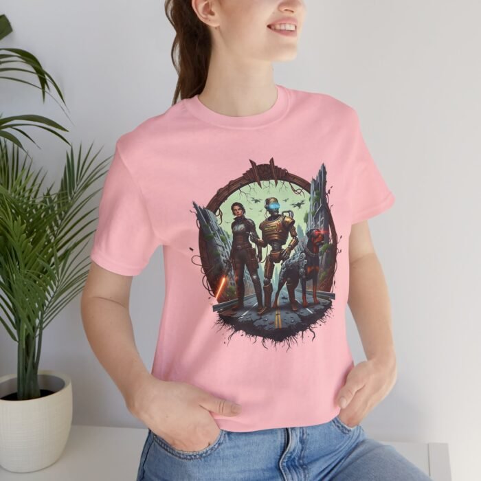Post-Apocalyptic Guardian Bond Unisex Jersey Short Sleeve Tee – One-of-a-Kind Aura Farming Survivor Art Shirt - Image 15