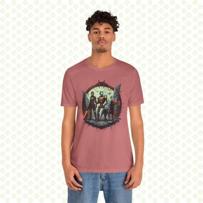 Post-Apocalyptic Guardian Bond Unisex Jersey Short Sleeve Tee – One-of-a-Kind Aura Farming Survivor Art Shirt - Image 5