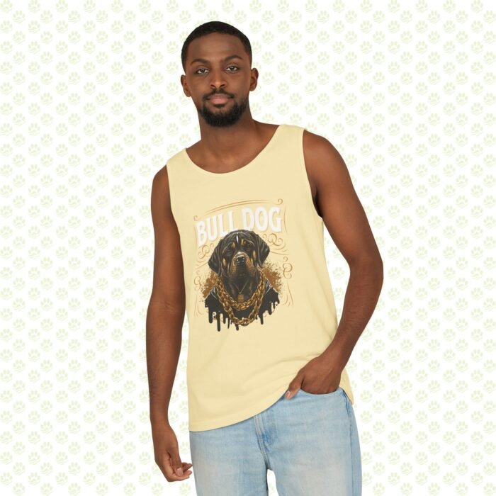 Bull Dog Lover Unisex Garment-Dyed Tank Top – Soft Vintage Look, Relaxed Fit Dog Breed Apparel - Image 3