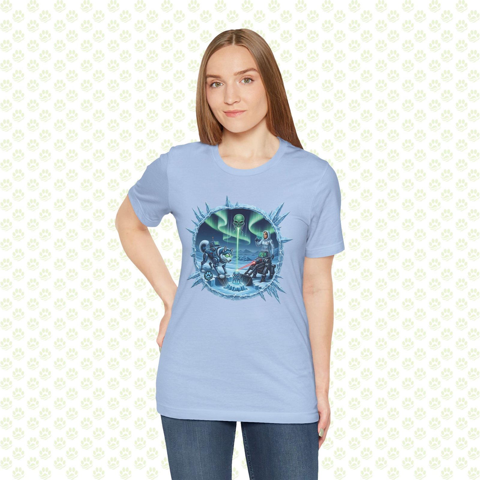 Arctic Research Outpost Unisex Jersey Short Sleeve Tee – One-of-a-Kind Exclusive Expedition Art Shirt