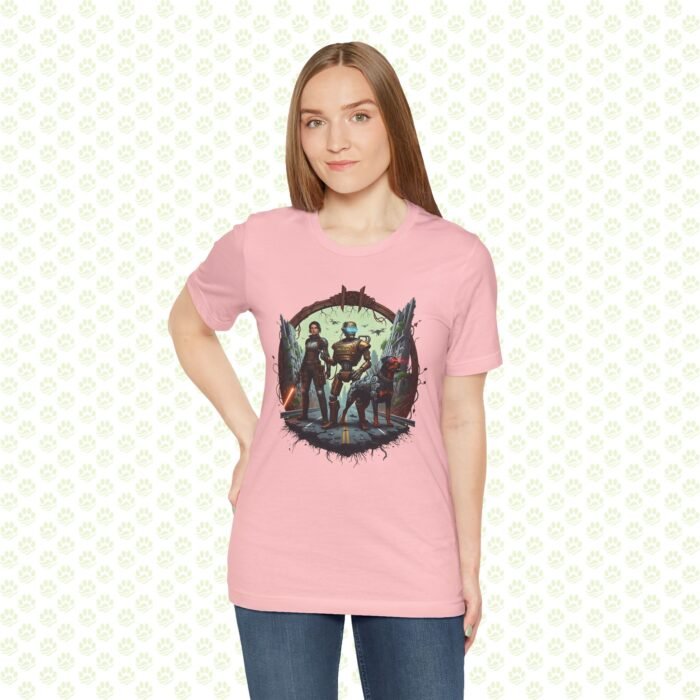 Post-Apocalyptic Guardian Bond Unisex Jersey Short Sleeve Tee – One-of-a-Kind Aura Farming Survivor Art Shirt - Image 13