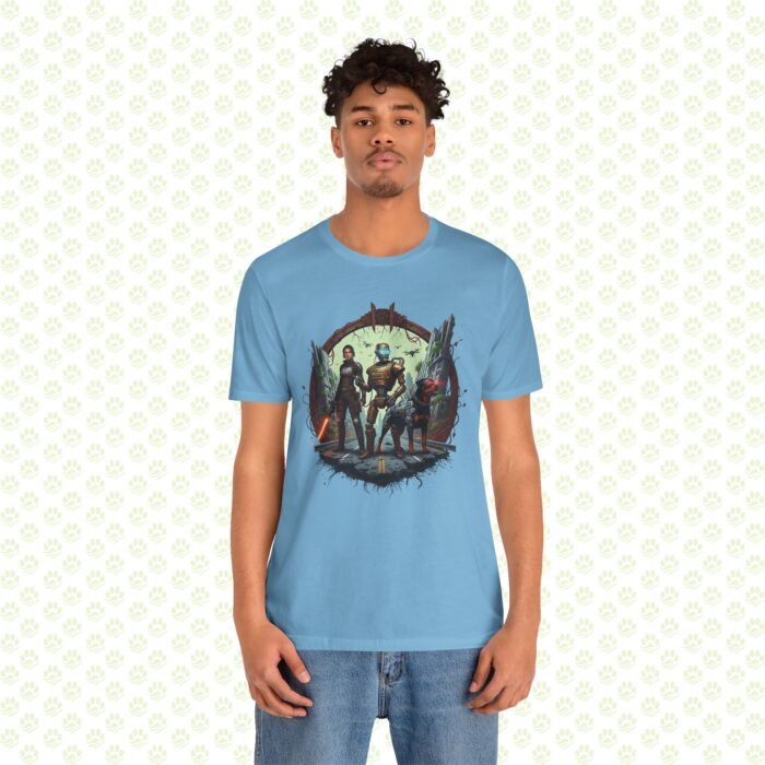 Post-Apocalyptic Guardian Bond Unisex Jersey Short Sleeve Tee – One-of-a-Kind Aura Farming Survivor Art Shirt - Image 11