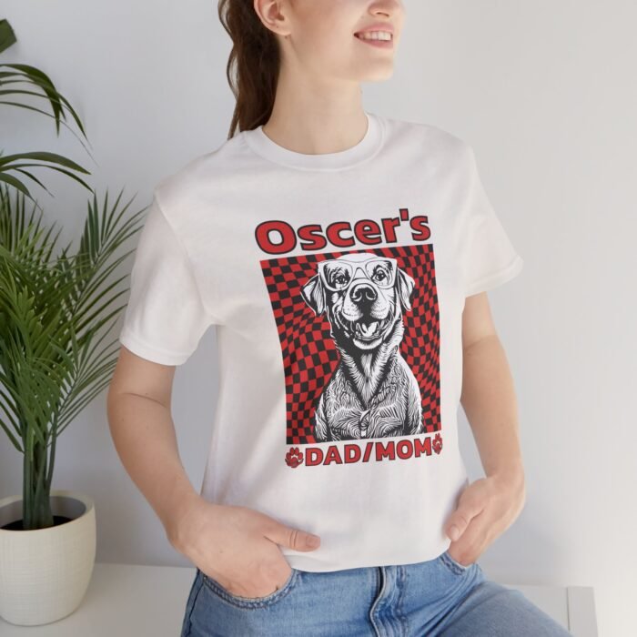 Personalized Dog’s Mom/Dad Unisex Jersey Short Sleeve Tee – Custom Name, Cute Dog Graphic, Comfortable Pet Lover Shirt - Image 6